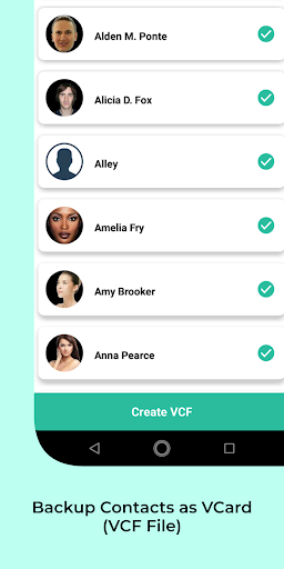 Easy Contacts Backup - Image screenshot of android app