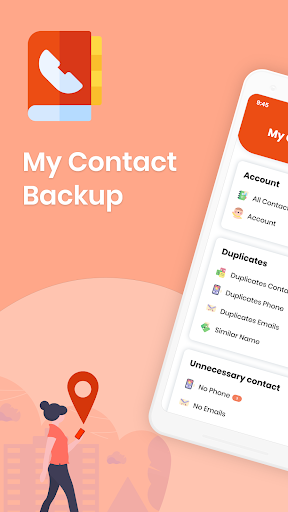 My Contacts Backup - Merge, Save, Restore & Share - عکس برنامه موبایلی اندروید