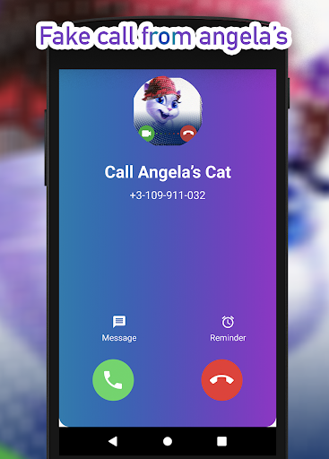 A Call with Angela and Fake Chat - عکس برنامه موبایلی اندروید