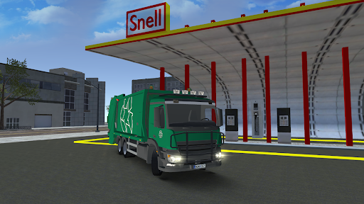 Garbage Truck Recyclng Sim 22 - Gameplay image of android game