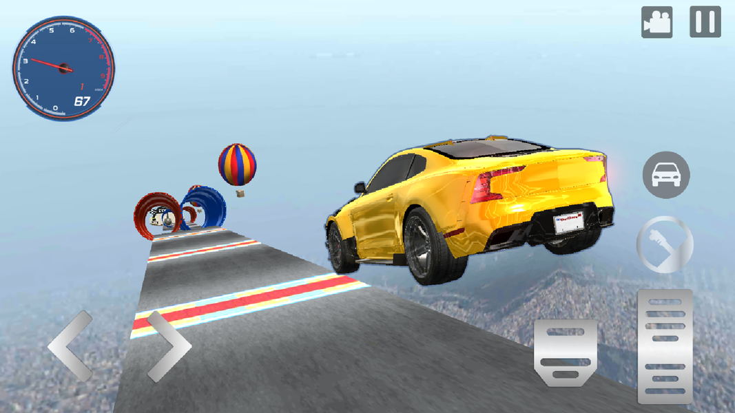 Superhero Mega Ramp:Offroad 22 - Gameplay image of android game