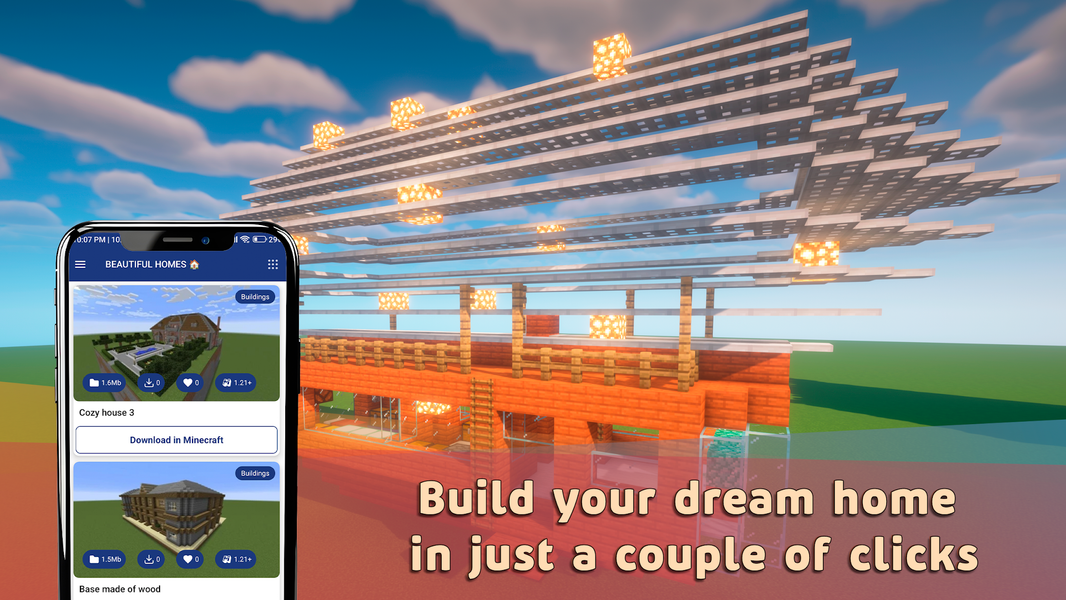 Houses for Minecraft PE - عکس برنامه موبایلی اندروید