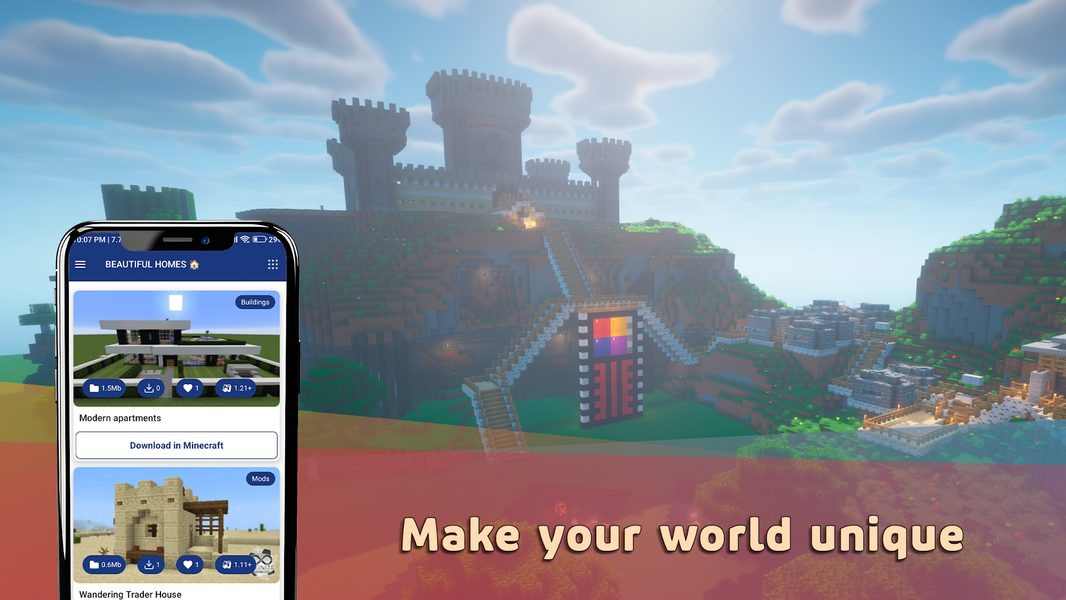 House Mods for Minecraft PE - عکس برنامه موبایلی اندروید