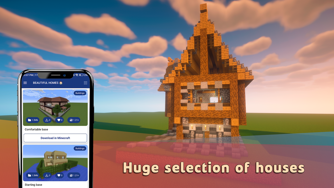 Houses for Minecraft PE - عکس برنامه موبایلی اندروید
