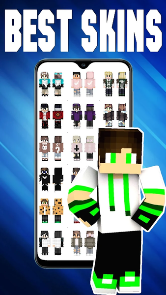 Boys skins for Minecraft - Image screenshot of android app