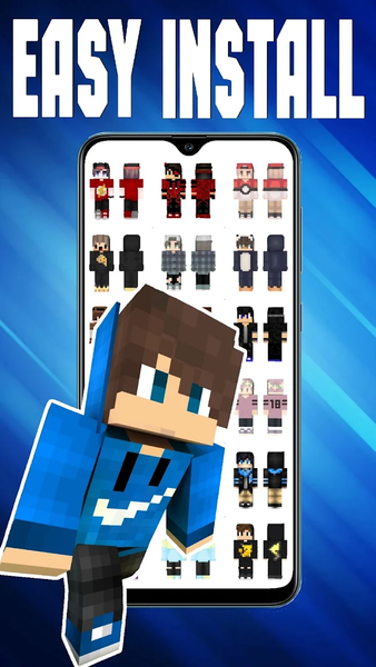 Boys skins for Minecraft - Image screenshot of android app