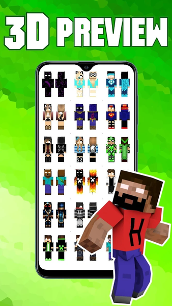 Herobrine Skins - Image screenshot of android app