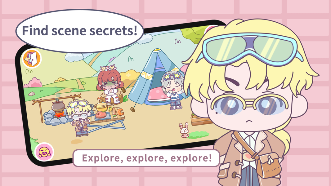 Loomi World:Dressup Life Story - Gameplay image of android game