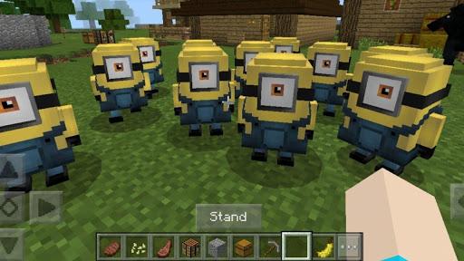 Mod Minions Yellow Craft For Minecraft PE - Image screenshot of android app