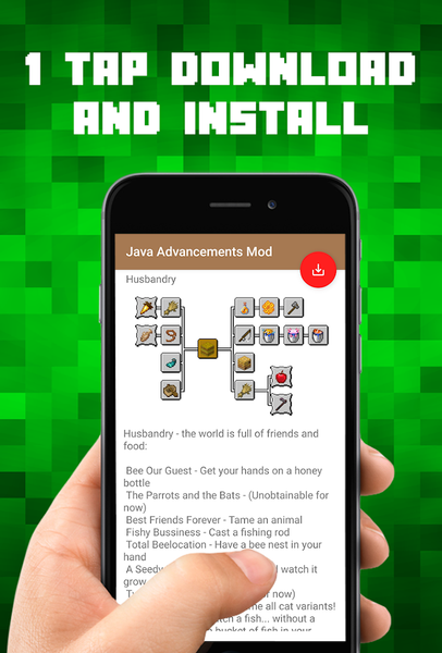 Java Advancements Mod - عکس برنامه موبایلی اندروید