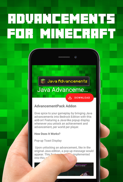 Java Advancements Mod - عکس برنامه موبایلی اندروید