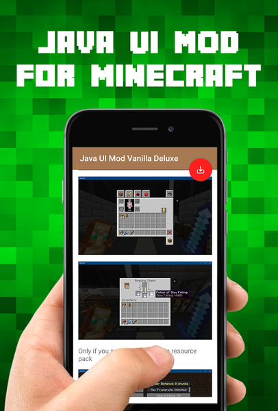 Java UI Mod Vanilla Deluxe - عکس برنامه موبایلی اندروید