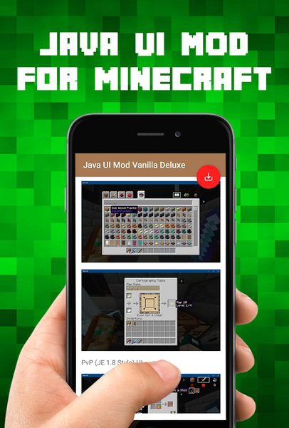 Java UI Mod Vanilla Deluxe - عکس برنامه موبایلی اندروید