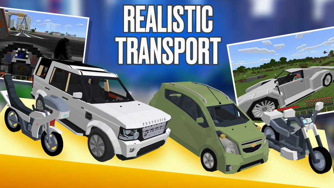 Car Mods for Minecraft ۲۰۲۵ - عکس برنامه موبایلی اندروید