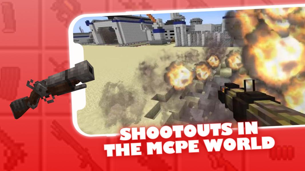 Weapons Mod & Guns Minecraft - Image screenshot of android app