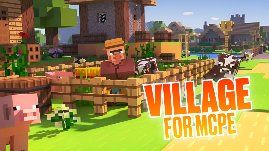 Village for MCPE: Mincraft Mod - Image screenshot of android app