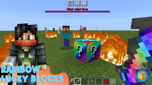 Download Lucky Block mod for MCPE android on PC