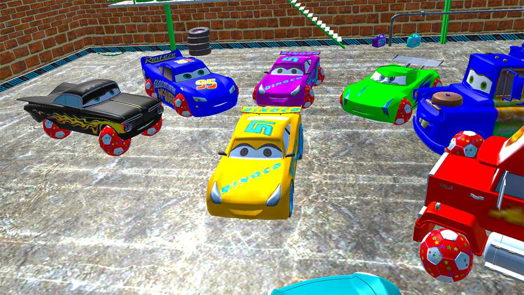 McQueen and Crazy Racing Cars - عکس بازی موبایلی اندروید