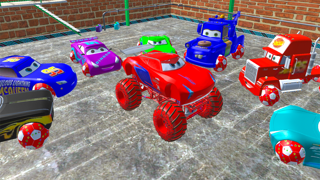 McQueen and Crazy Racing Cars - Gameplay image of android game