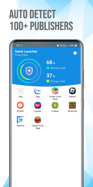 Game Launcher: App Launcher GL - Image screenshot of android app