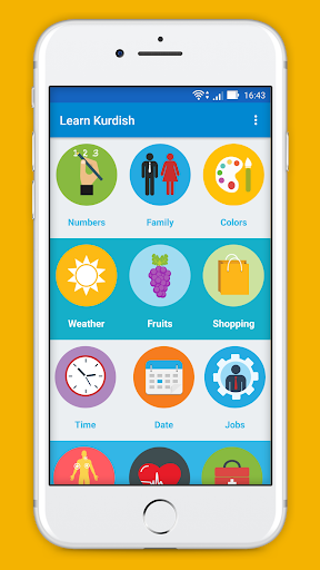 Learn Kurdish - عکس برنامه موبایلی اندروید