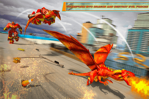 Police  Dragon Robot Car War - عکس بازی موبایلی اندروید