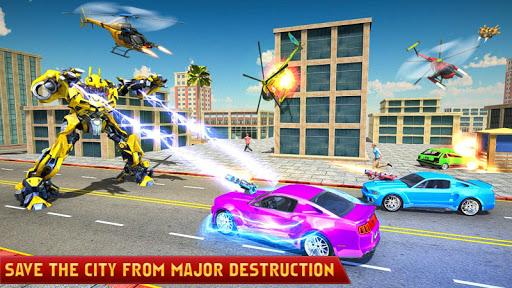 Dino Robot Car Transform Game - Gameplay image of android game