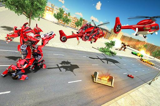 Dino Robot Car Transform Game - Gameplay image of android game