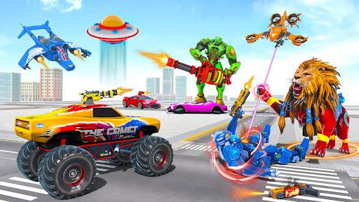 Flying Truck - Robot Car Game - عکس بازی موبایلی اندروید