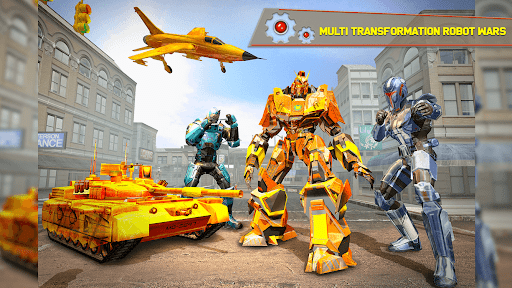 Tank Robot Multi Transform Car - Image screenshot of android app