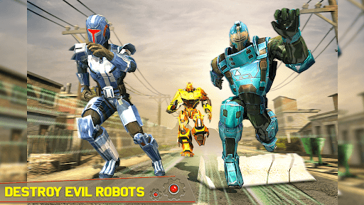 Tank Robot Multi Transform Car - Image screenshot of android app