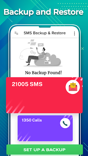 EZ SMS Backup and Restore: Recover Deleted Message - عکس برنامه موبایلی اندروید