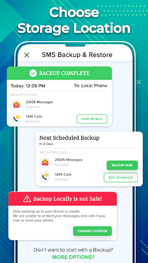 EZ SMS Backup and Restore: Recover Deleted Message - عکس برنامه موبایلی اندروید