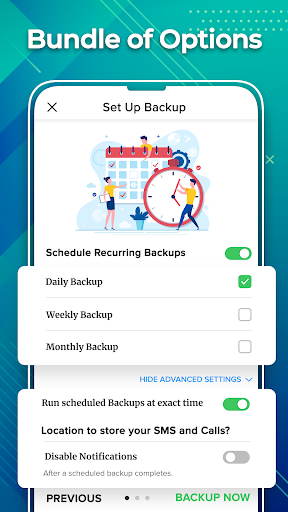 EZ SMS Backup and Restore: Recover Deleted Message - عکس برنامه موبایلی اندروید