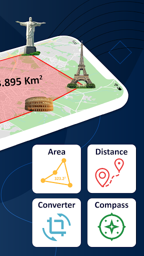 GPS Field Area Measurement - Image screenshot of android app