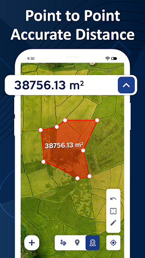 GPS Field Area Measurement - عکس برنامه موبایلی اندروید