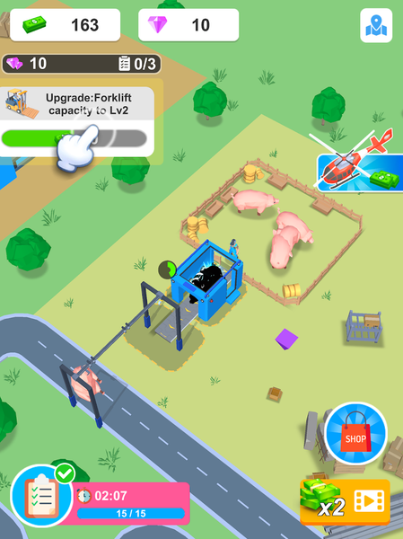 Meat Factory Manager - Gameplay image of android game