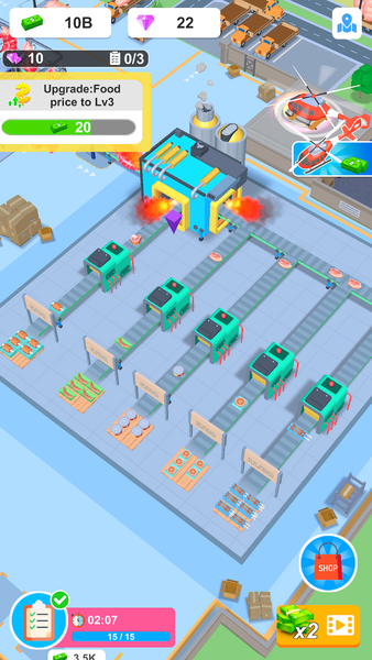 Meat Factory Manager - Gameplay image of android game