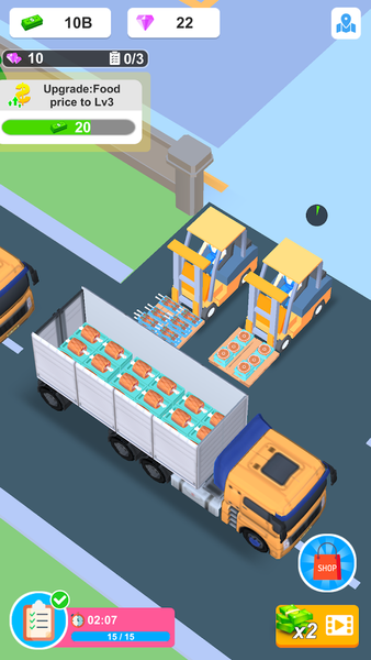 Meat Factory Manager - Gameplay image of android game