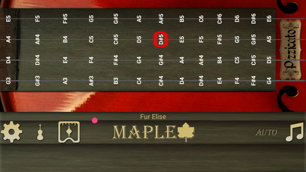 Maple Violin - Image screenshot of android app