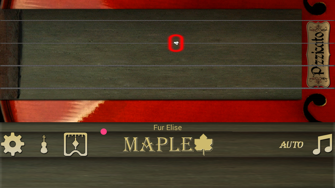 Maple Violin - Image screenshot of android app