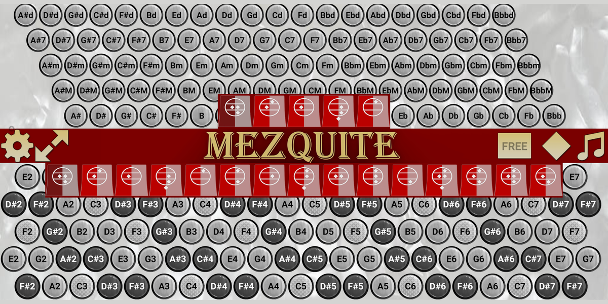 Mezquite Chromatic Accordion - عکس برنامه موبایلی اندروید