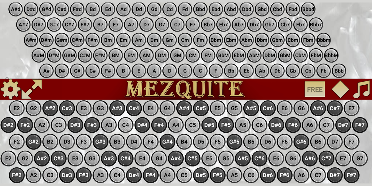 Mezquite Chromatic Accordion - عکس برنامه موبایلی اندروید