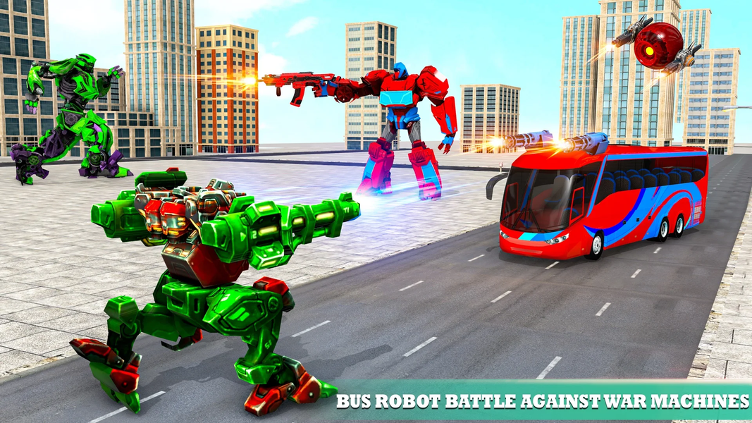 Mech Robot: Car Transform Game - Gameplay image of android game