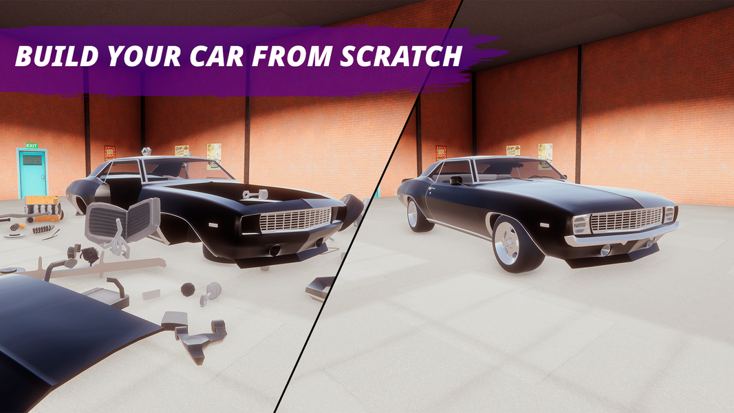 Mechanic: Car Tuning Simulator - Gameplay image of android game