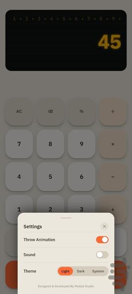 CalculaTOP | ماشین حساب پرتابی - عکس برنامه موبایلی اندروید