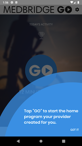 MedBridge GO for Patients - Image screenshot of android app