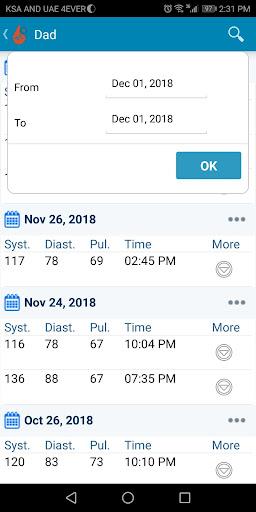 Blood Pressure - عکس برنامه موبایلی اندروید
