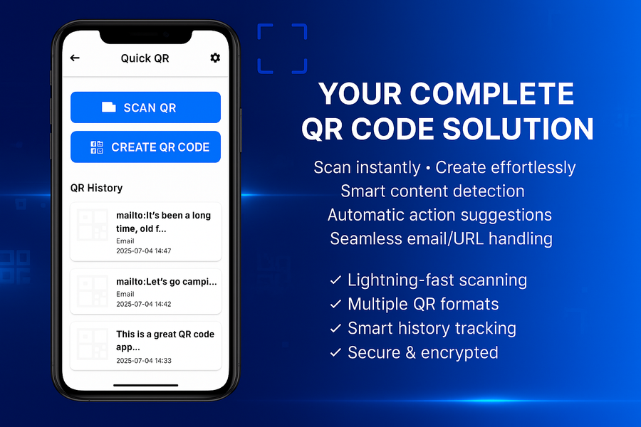 Quick QR - Image screenshot of android app