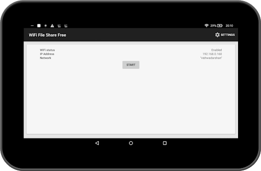 WiFi File Share - Image screenshot of android app